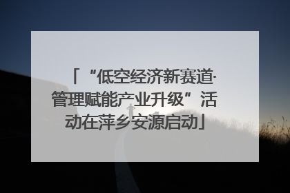 “低空经济新赛道·管理赋能产业升级”活动在萍乡安源启动