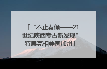 “不止秦俑——21世纪陕西考古新发现”特展亮相美国加州