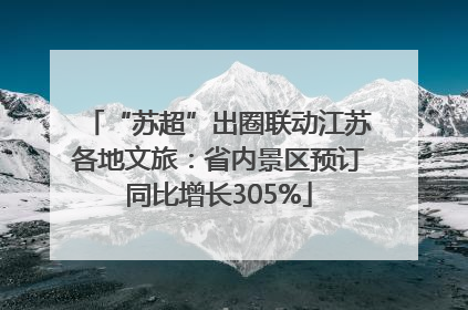 “苏超”出圈联动江苏各地文旅：省内景区预订同比增长305%