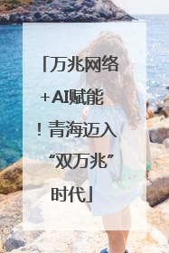 万兆网络+AI赋能！青海迈入“双万兆”时代