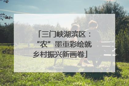 三门峡湖滨区：“农”墨重彩绘就乡村振兴新画卷