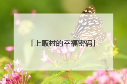 上畈村的幸福密码