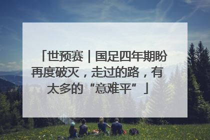 世预赛｜国足四年期盼再度破灭，走过的路，有太多的“意难平”