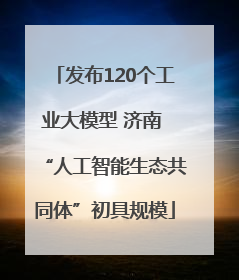 发布120个工业大模型 济南 “人工智能生态共同体”初具规模