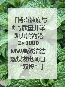 博奇速度与博奇质量并举 助力滨海港2×1000MW高效清洁燃煤发电项目“双投”