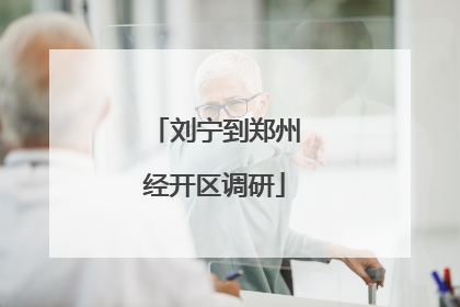 刘宁到郑州经开区调研