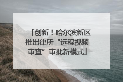 创新！哈尔滨新区推出律所“远程视频审查”审批新模式