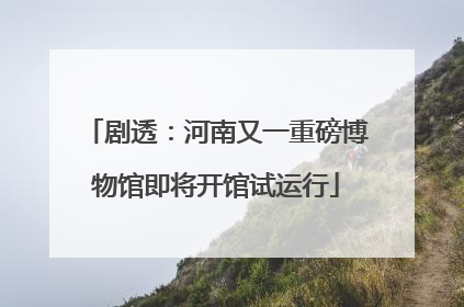 剧透：河南又一重磅博物馆即将开馆试运行