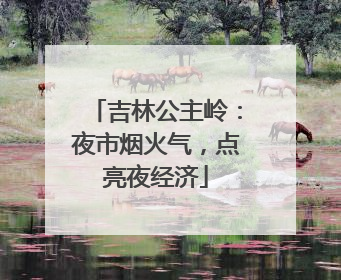 吉林公主岭：夜市烟火气，点亮夜经济