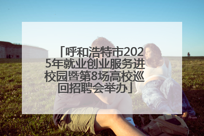 呼和浩特市2025年就业创业服务进校园暨第8场高校巡回招聘会举办