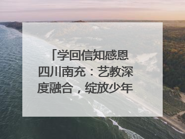 学回信知感恩 四川南充：艺教深度融合，绽放少年儿童风采｜您牵挂的四川