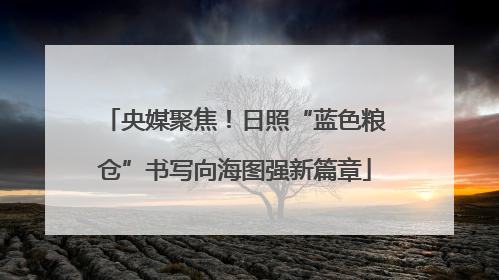 央媒聚焦！日照“蓝色粮仓”书写向海图强新篇章