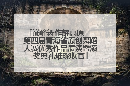 巅峰舞作耀高原——第四届青海省原创舞蹈大赛优秀作品展演暨颁奖典礼璀璨收官