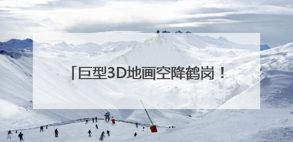 巨型3D地画空降鹤岗！一脚踏入“幸福世界”