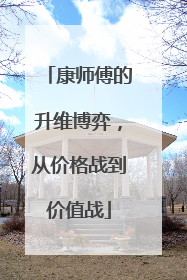 康师傅的升维博弈，从价格战到价值战