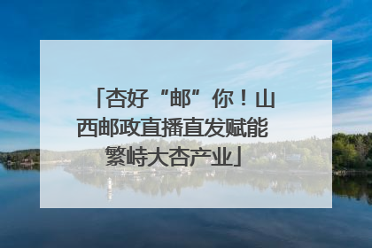 杏好“邮”你！山西邮政直播直发赋能繁峙大杏产业