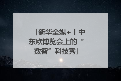 新华全媒+丨中东欧博览会上的“数智”科技秀