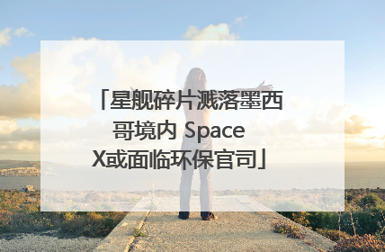 星舰碎片溅落墨西哥境内 SpaceX或面临环保官司