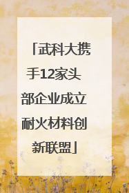 武科大携手12家头部企业成立耐火材料创新联盟