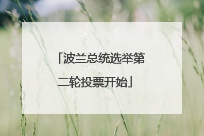 波兰总统选举第二轮投票开始
