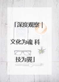 深度观察｜文化为魂 科技为翼