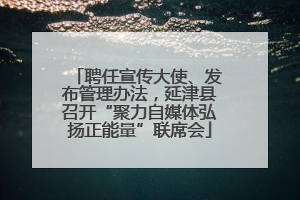 聘任宣传大使、发布管理办法，延津县召开“聚力自媒体弘扬正能量”联席会