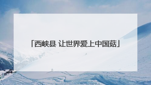 西峡县 让世界爱上中国菇