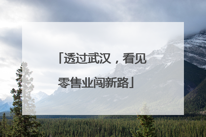 透过武汉，看见零售业闯新路