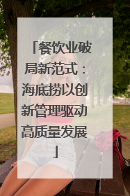 餐饮业破局新范式：海底捞以创新管理驱动高质量发展