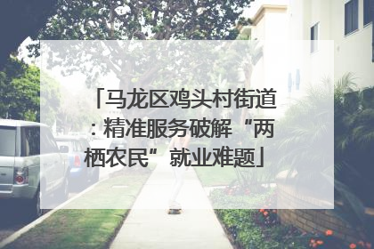 马龙区鸡头村街道：精准服务破解“两栖农民”就业难题