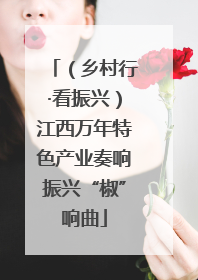 （乡村行·看振兴）江西万年特色产业奏响振兴“椒”响曲