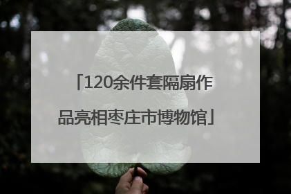 120余件套隔扇作品亮相枣庄市博物馆